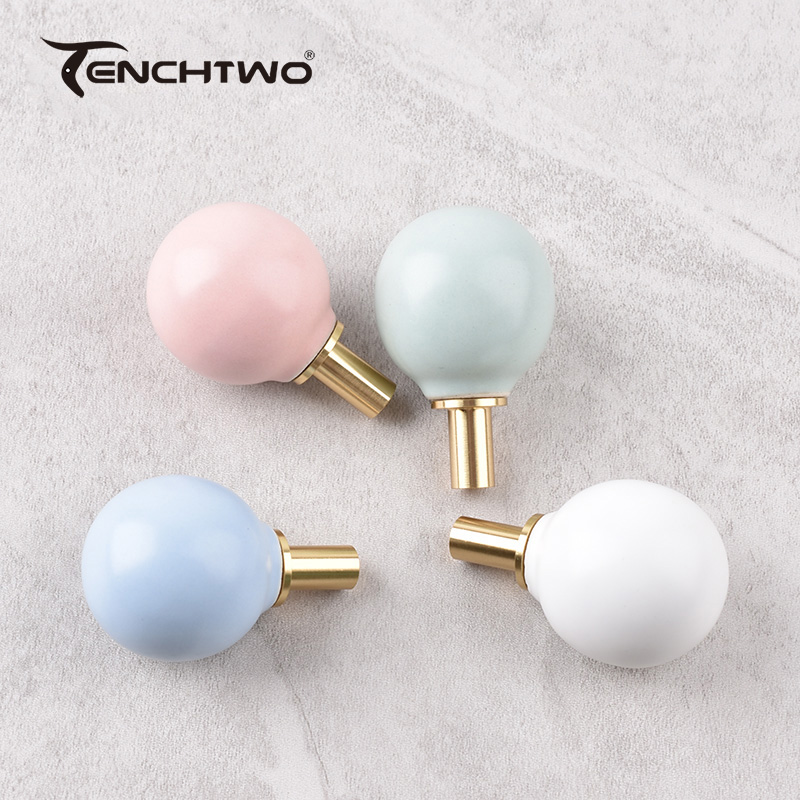 Round Ceramic Hook Clothes Han - đánh giá và giá Furniture Hardware Kit