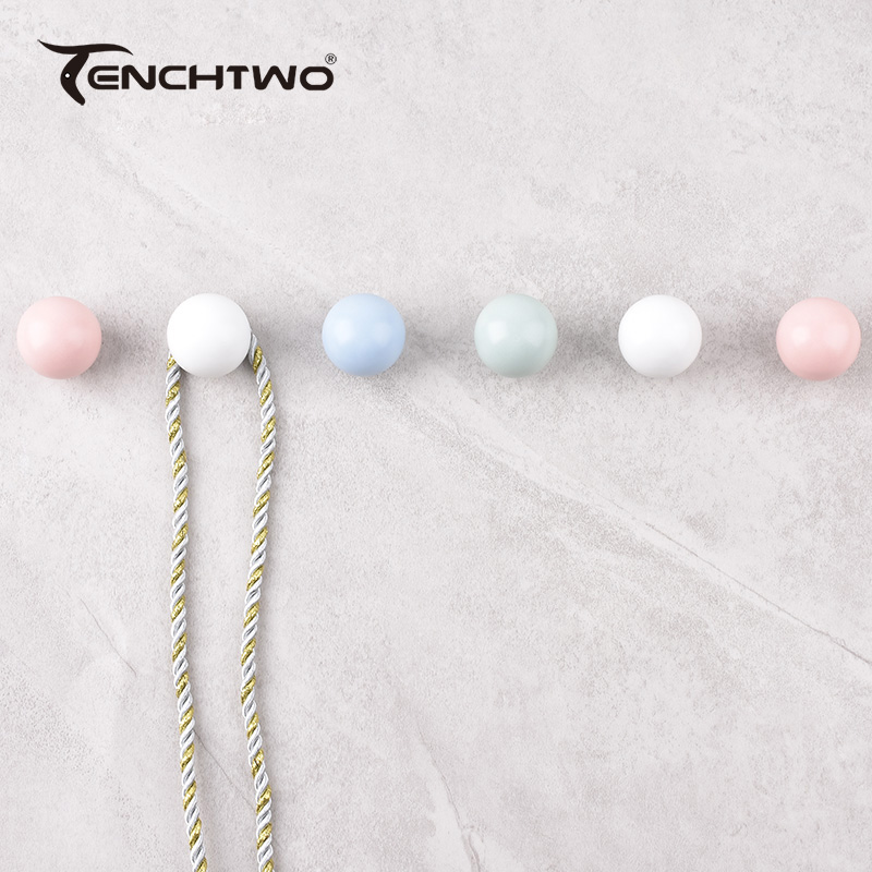 Round Ceramic Hook Clothes Han - đánh giá và giá Furniture Hardware Kit