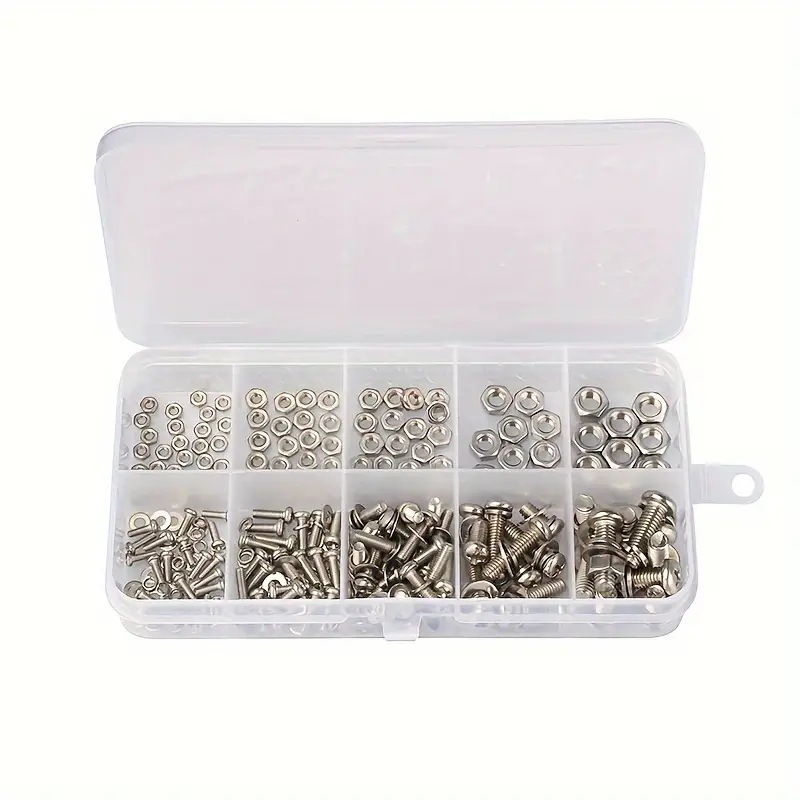 320PCS Hex Nuts & Bolts Set M2 - đánh giá và giá Furniture Hardware Kit