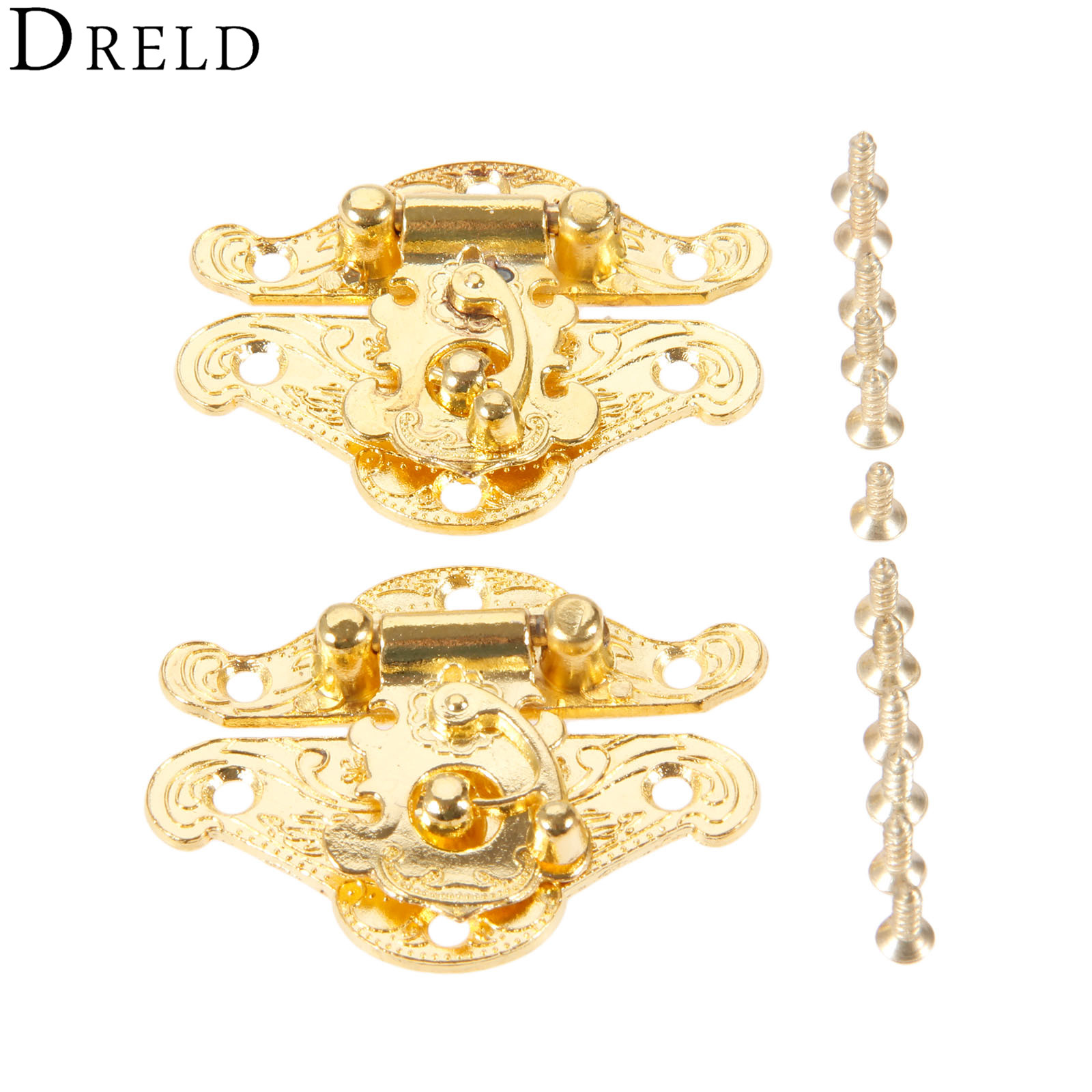 DRELD 2 Chiếc Cổ Vàng Hộp Chốt - đánh giá và giá Furniture Hardware Suppliers