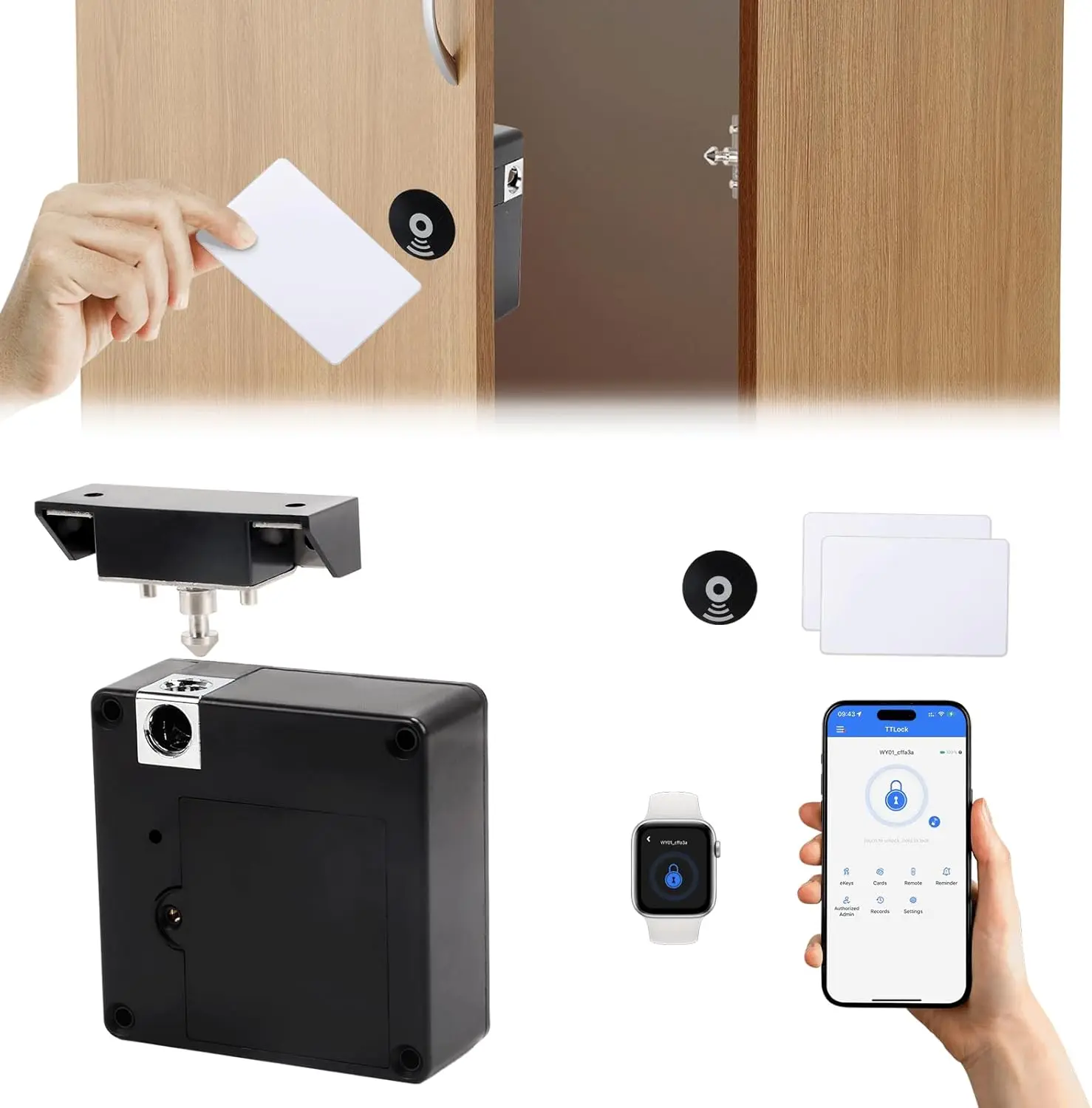 Mobile phone NFC smart locker  - đánh giá và giá Furniture Hardware Suppliers