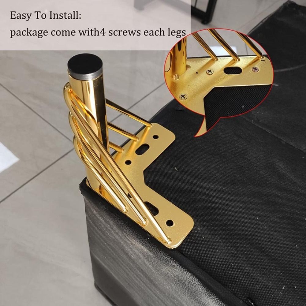 Golden Color Furniture Legs Th - đánh giá và giá Furniture Hardware Material