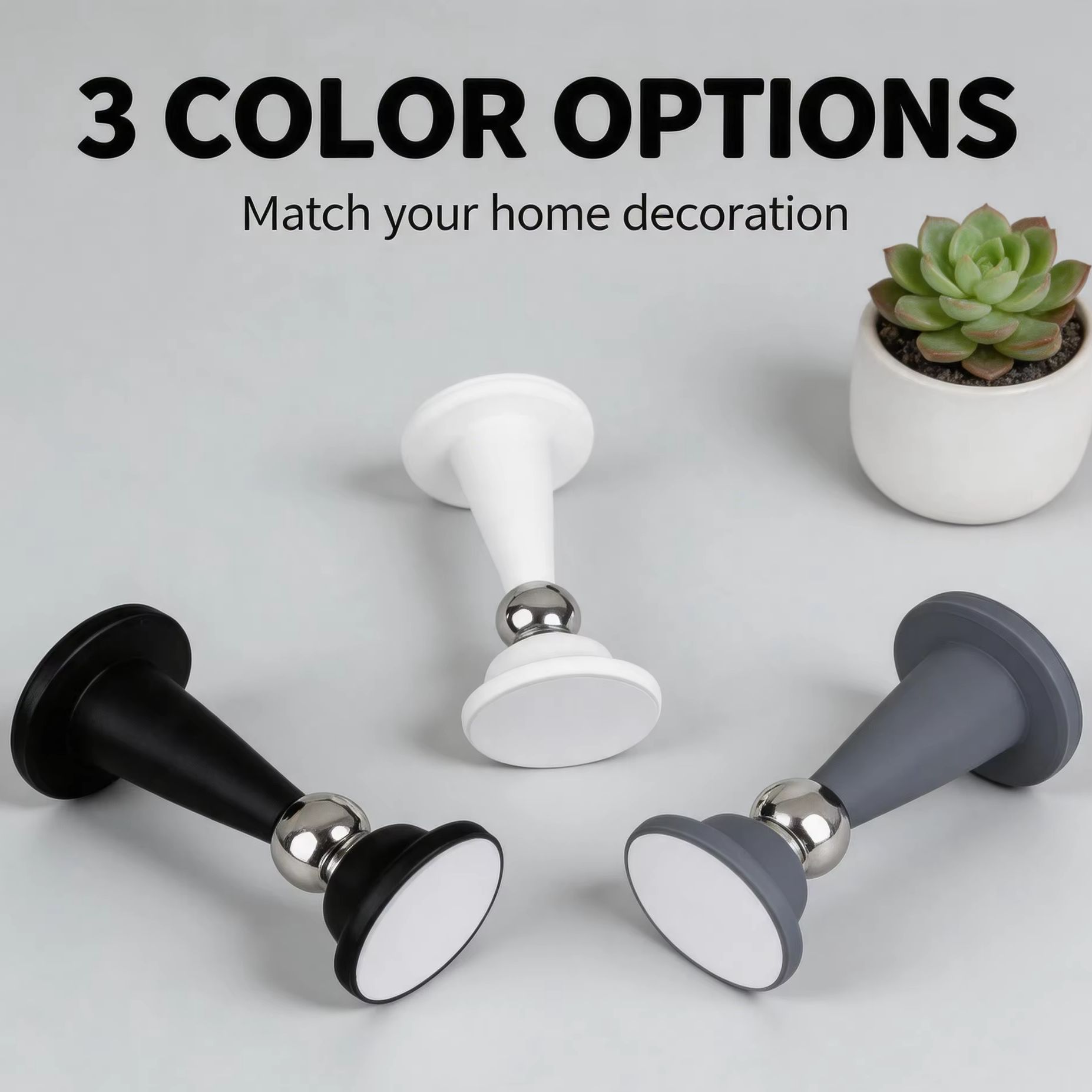 Silicone No-drill Door Stopper - đánh giá và giá Furniture Hardware Kit