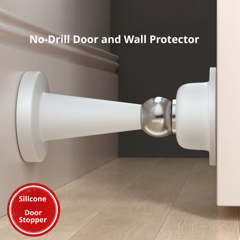 Silicone No-drill Door Stopper - đánh giá và giá Furniture Hardware Kit