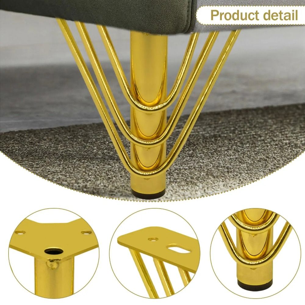 Golden Color Furniture Legs Th - đánh giá và giá Furniture Hardware Material