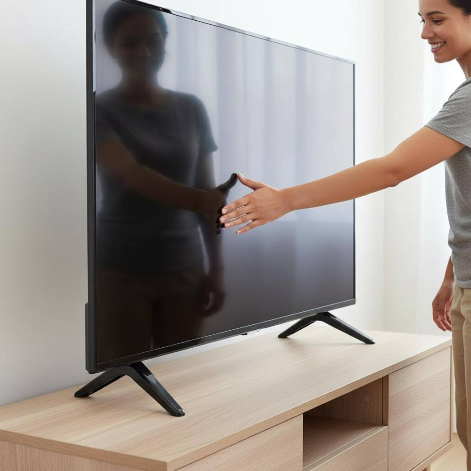 2 Pieces TV Stand Legs Include - đánh giá và giá Furniture Hardware Material
